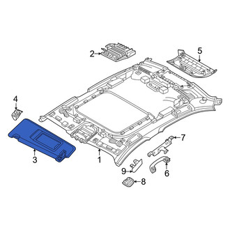 BMW OE - Left Sun Visor