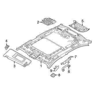 BMW OE - Roof - Interior Trim (With Panoramic Glass Roof)