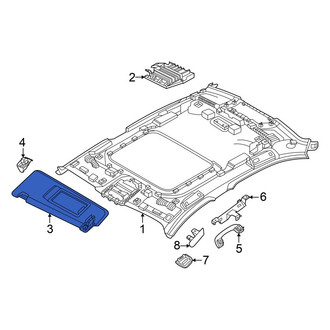 BMW OE - Left Sun Visor