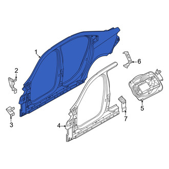 BMW OE - Left Outer Uniside