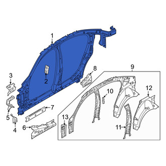 BMW OE - Left Uniside Reinforcement