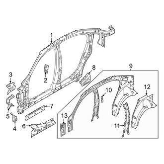 BMW OE - Pillars, Rocker & Floor - Uniside (Inner Components)