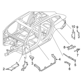 BMW OE - Pillars, Rocker & Floor - Uniside (Baffle Plates)