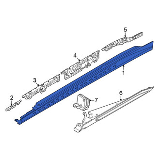 BMW OE - Left Lower Rocker Panel Guard