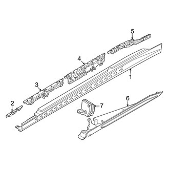 BMW OE - Pillars, Rocker & Floor - Exterior Trim