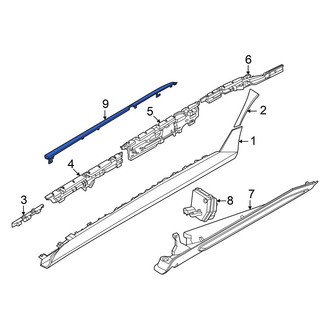 BMW OE - Left Door Sill Plate