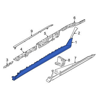 BMW OE - Right Rocker Panel Guard