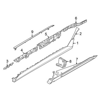 BMW OE - Pillars, Rocker & Floor - Exterior Trim