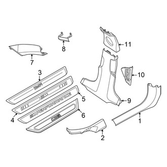 BMW OE - Pillars, Rocker & Floor - Interior Trim