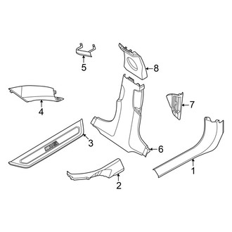 BMW OE - Pillars, Rocker & Floor - Interior Trim