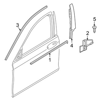BMW OE - Front Door - Exterior Trim