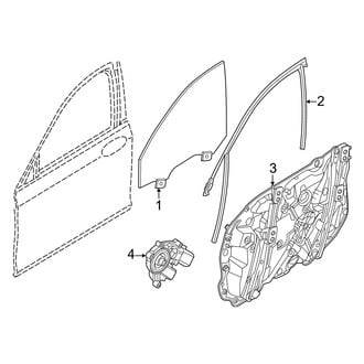 BMW OE - Front Door - Glass & Hardware