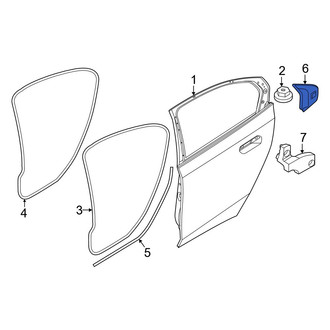 BMW OE - Rear Left Forward Door Applique
