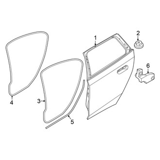 BMW OE - Rear Door - Door & Components