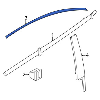 BMW OE - Rear Right Door Reveal Molding