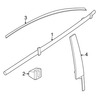 BMW OE - Rear Door - Exterior Trim