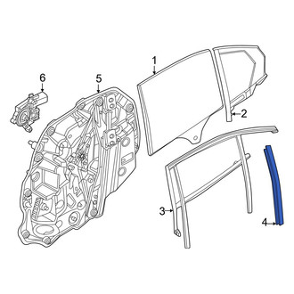 BMW OE - Rear Left Window Regulator Guide