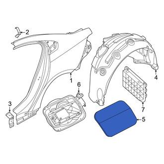 BMW OE - Rear Right Fuel Filler Door