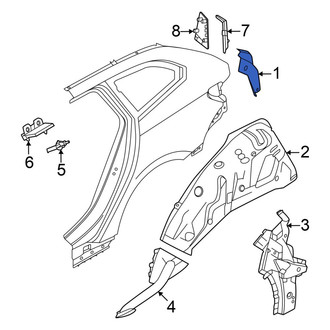 BMW OE - Rear Right Quarter Panel Reinforcement