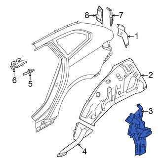BMW OE - Rear Left Inner Wheel Housing Bracket