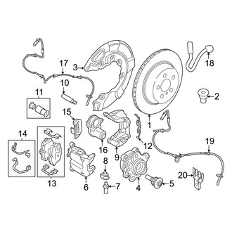 BMW OE - Rear Suspension - Brake Components (With M Sport Package)