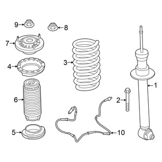 BMW OE - Rear Suspension - Struts & Components (With VDM Suspension Package)