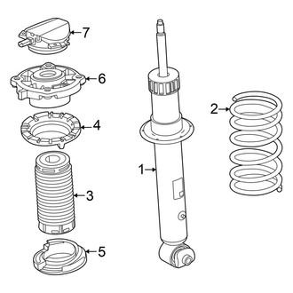 BMW OE - Rear Suspension - Struts & Components