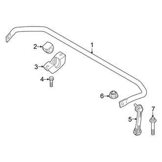 BMW OE - Rear Suspension - Stabilizer Bar & Components (With VDM Suspension Package)