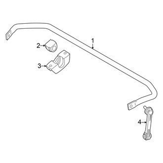BMW OE - Rear Suspension - Stabilizer Bar & Components