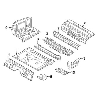 BMW OE - Rear Body & Floor - Floor & Rails (Floor & Crossmembers)