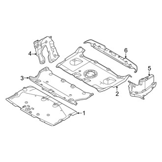 BMW OE - Rear Body & Floor - Under Cover & Splash Shields