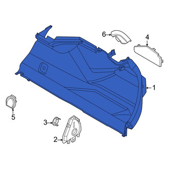 BMW OE - Rear Right Trunk Trim Panel