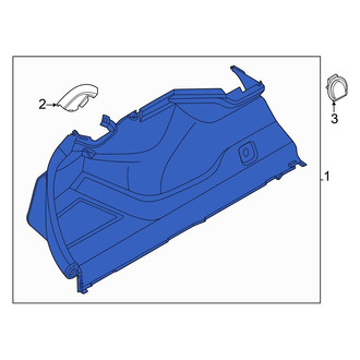 BMW OE - Rear Left Trunk Trim Panel