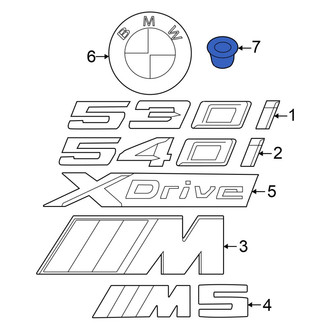 BMW OE - Deck Lid Grommet