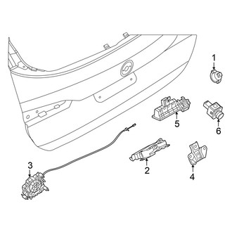 BMW OE - Lift Gate - Lock & Hardware