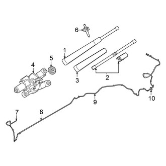 BMW OE - Lift Gate - Wiper & Washer Components