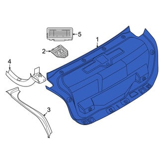 BMW OE - Rear Center Deck Lid Trim