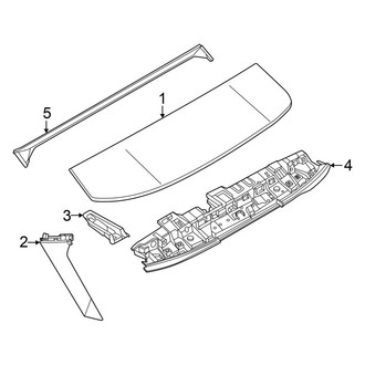 BMW OE - Lift Gate - Spoiler