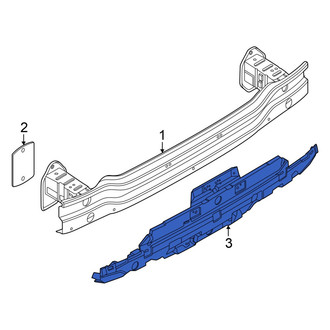 BMW OE - Rear Bumper Cover Reinforcement