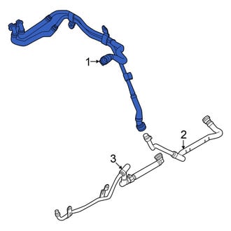 BMW OE - Front Upper Drive Motor Battery Pack Coolant Hose