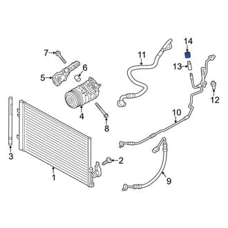 BMW OE - A/C Service Valve Cap