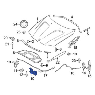 BMW OE - Front Hood Lock