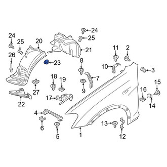 BMW OE - Rear Bumper Cover Nut
