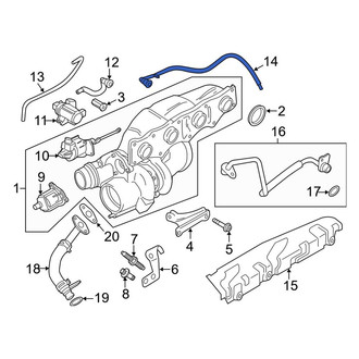 BMW OE - Lower Vacuum Line