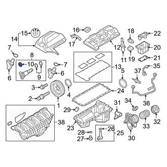 BMW OE - Engine Variable Valve Timing (VVT) Solenoid Seal