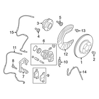 BMW OE - Front Suspension - Brake Components (xDrive28i / xDrive35i)