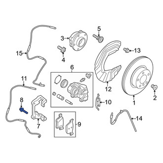 BMW OE - Disc Brake Caliper Anchor Plate Bolt