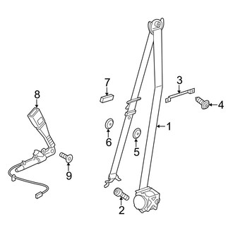 BMW OE - Restraint Systems - Front Seat Belts