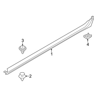 BMW OE - Pillars, Rocker & Floor - Exterior Trim (W/O M Package)
