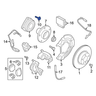 BMW OE - Wheel Bearing Bolt